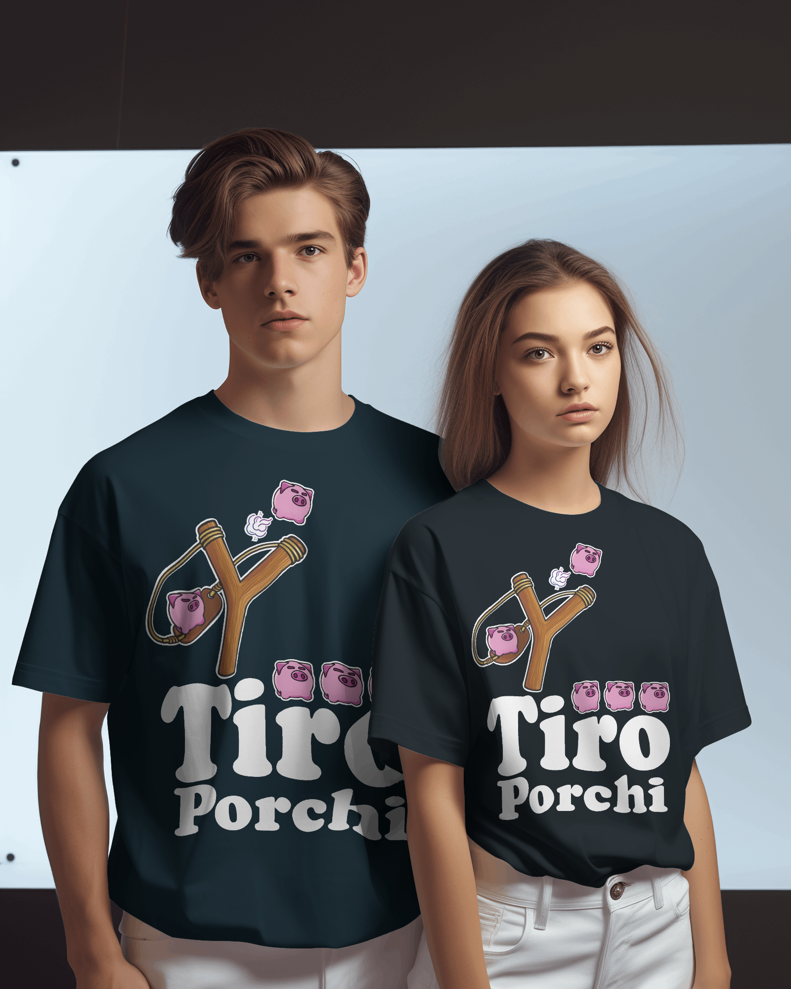 Maglietta unisex 100% cotone organico Tiro porchi – magliettopoli2023