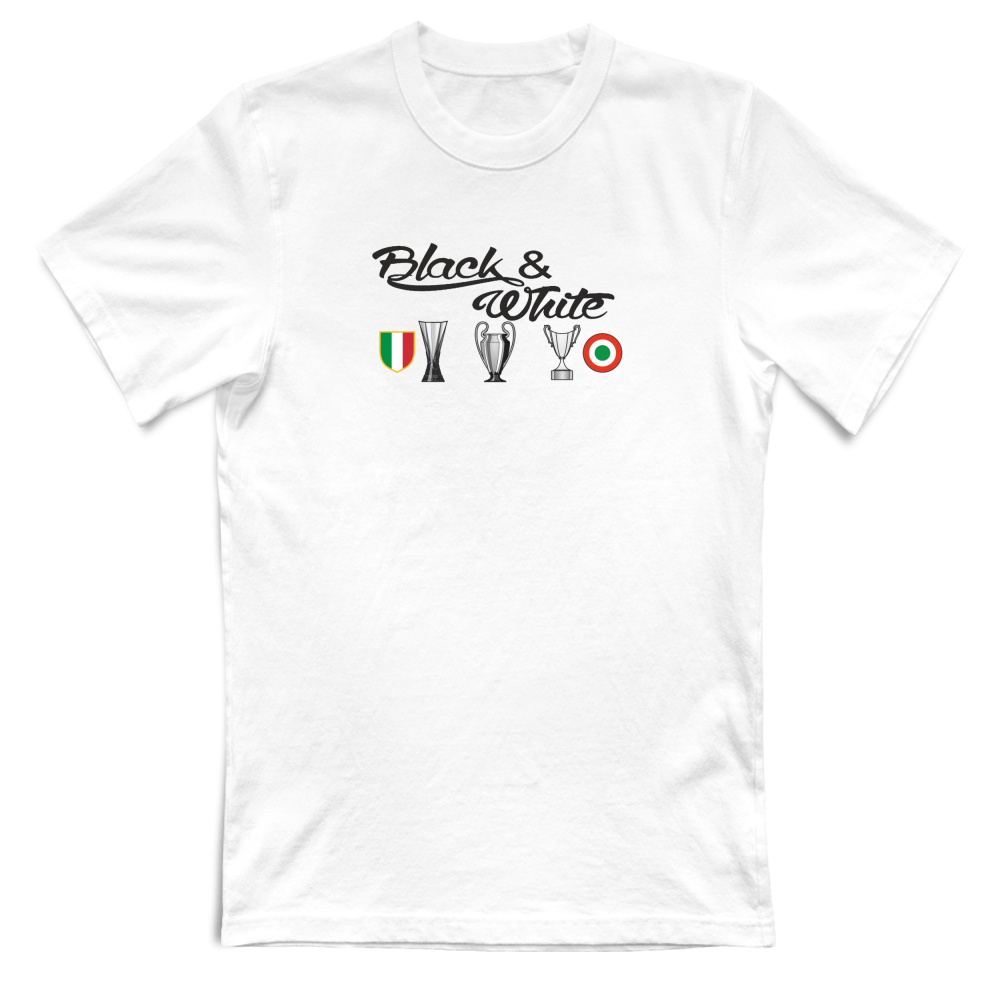 Maglietta bianca con stampa anche su retro IL GOAL DI TESTA DI RONALDO