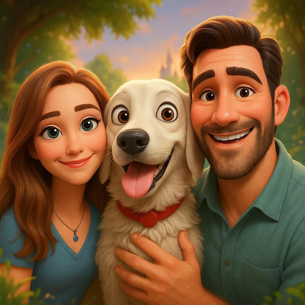 Maglietta unisex personalizzabile effetto PIXAR