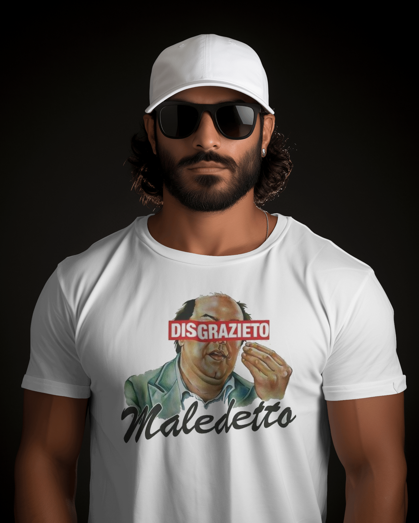 MAGLIETTA IN 100% COTONE CLASSICO DISGRAZIETO MALEDETTO