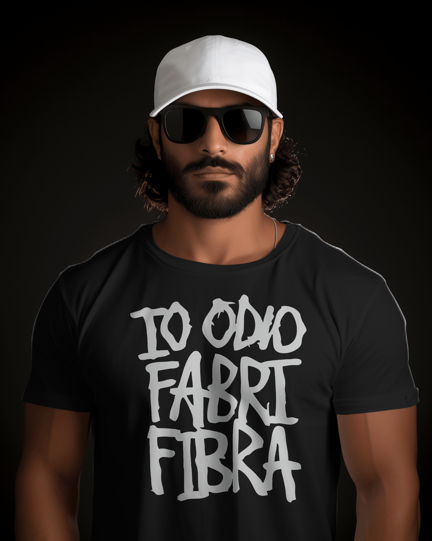 Maglietta unisex 100% cotone organico io odio fabri fibra