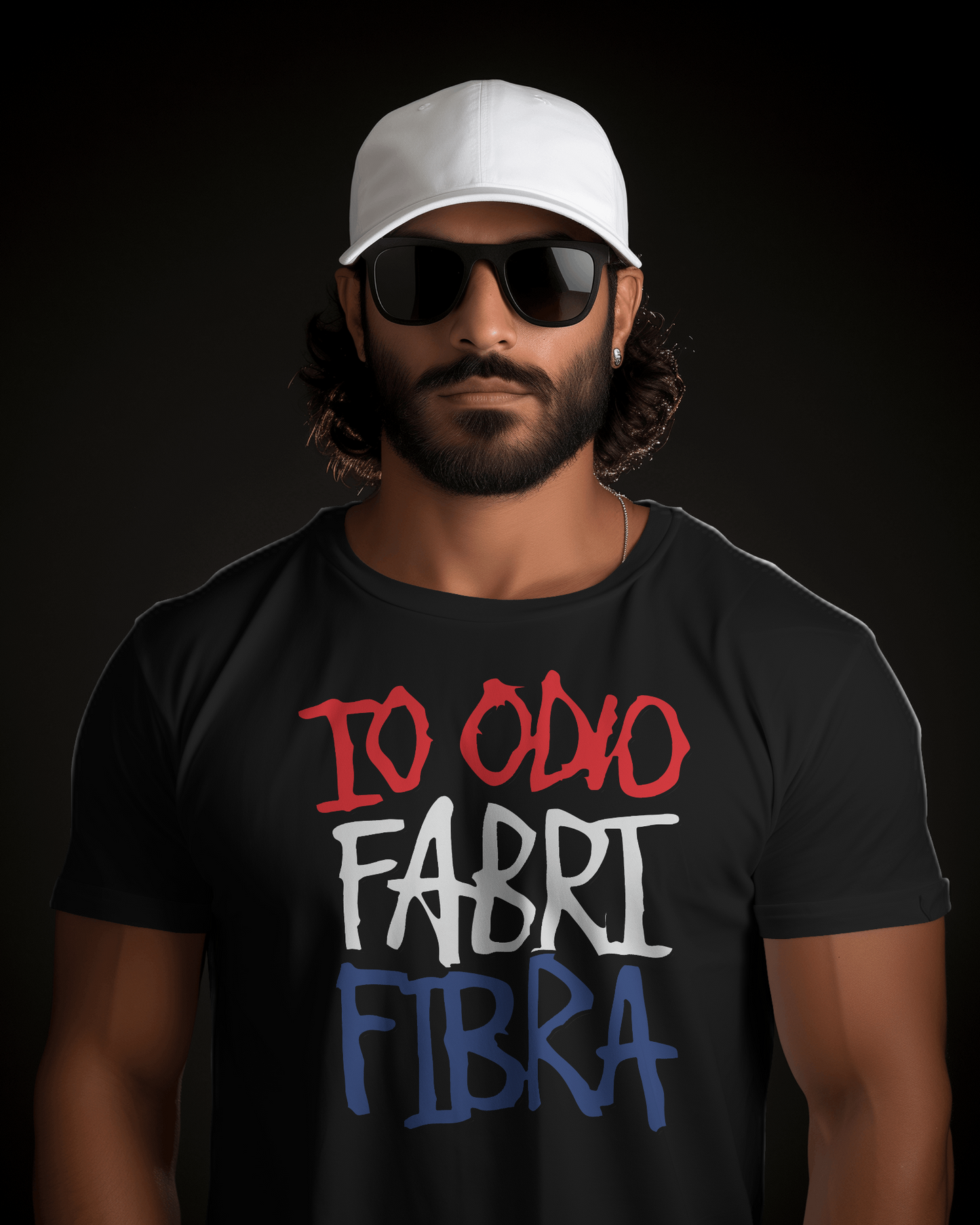 Maglietta unisex 100% cotone organico io odio fabri fibra