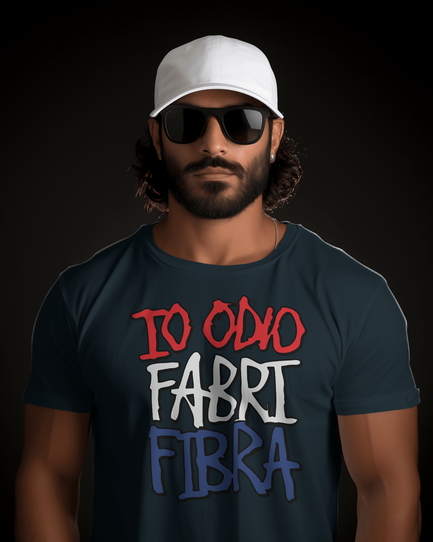 Maglietta unisex 100% cotone organico io odio fabri fibra