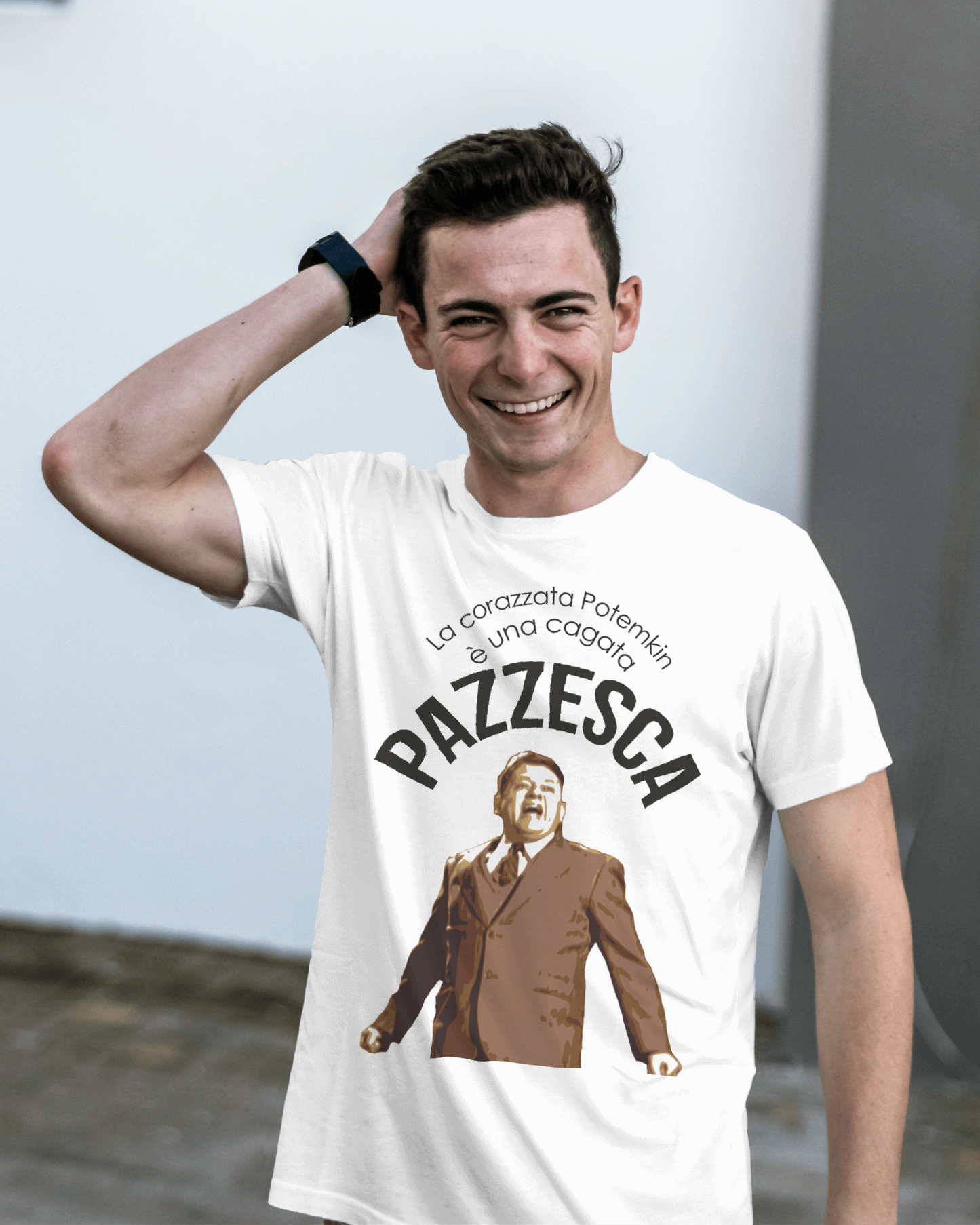 Maglietta bianca e nera da uomo e da donna