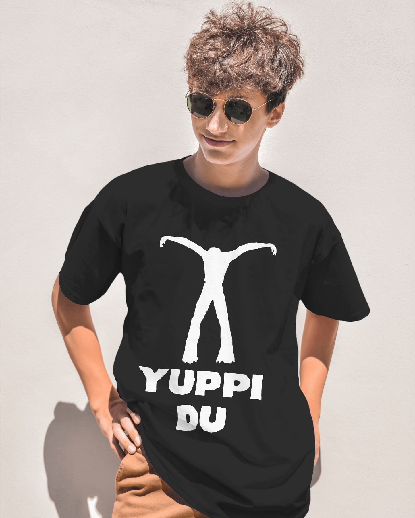 Maglietta unisex 100% cotone organico con stampa YUPPIDU