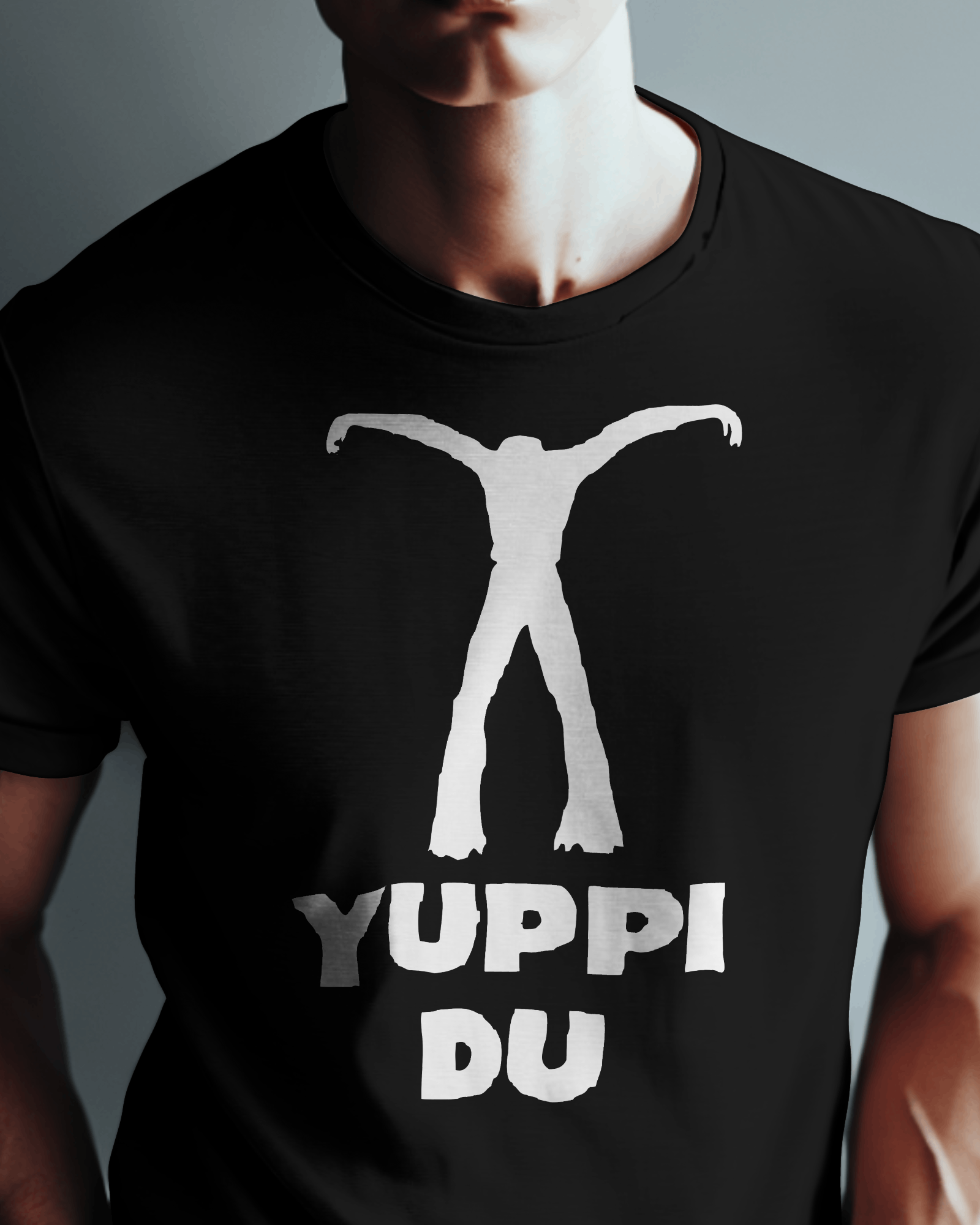Maglietta unisex 100 cotone organico con stampa YUPPIDU magliettopoli2023