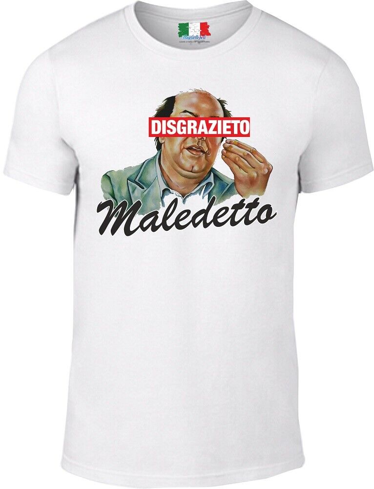 MAGLIETTA IN 100% COTONE CLASSICO DISGRAZIETO MALEDETTO
