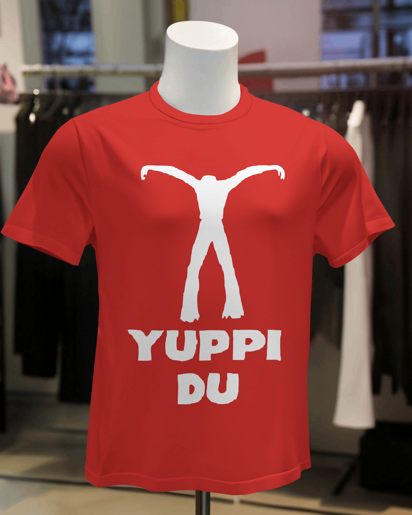Maglietta unisex 100% cotone organico con stampa YUPPIDU