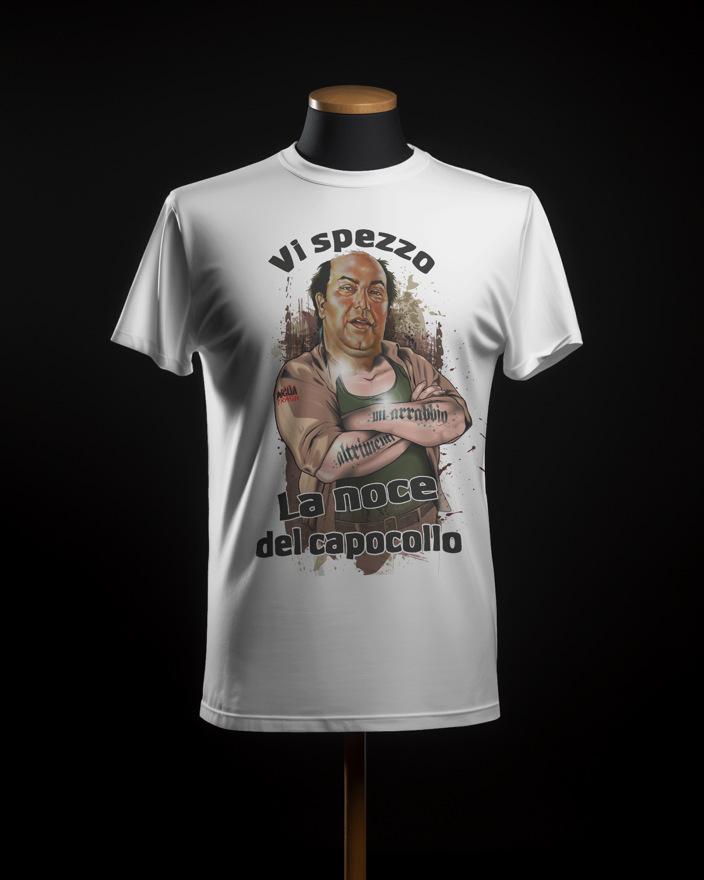 Maglietta unisex 100% cotone Puglia Trash LINO BANFI