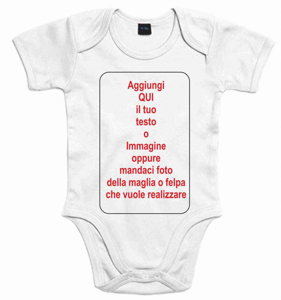 Body Baby da 0 a 24 mesi personalizzato