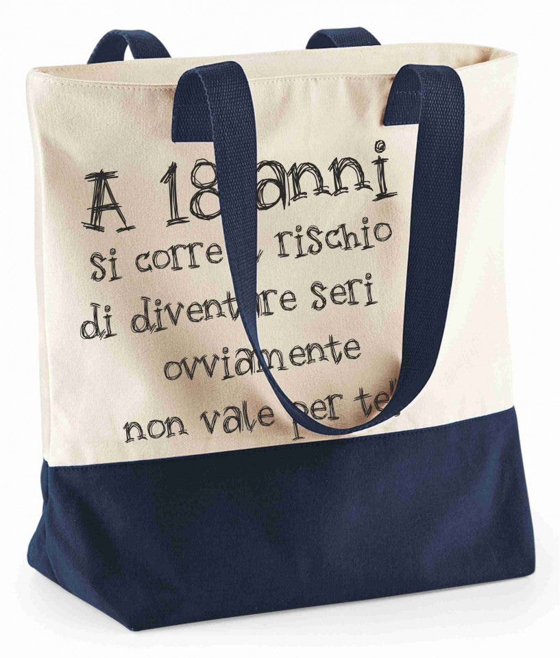 Borse e zaini con un solo lato stampato