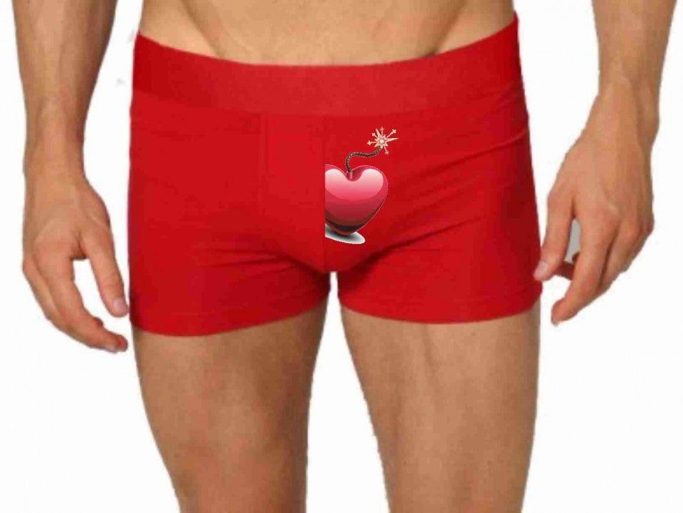 BOXER UOMO ROSSO NATALIZIO