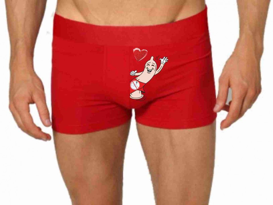 BOXER UOMO ROSSO NATALIZIO