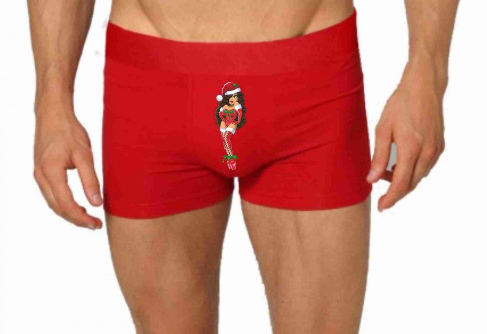 BOXER UOMO ROSSO NATALIZIO