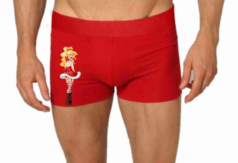 BOXER UOMO ROSSO NATALIZIO
