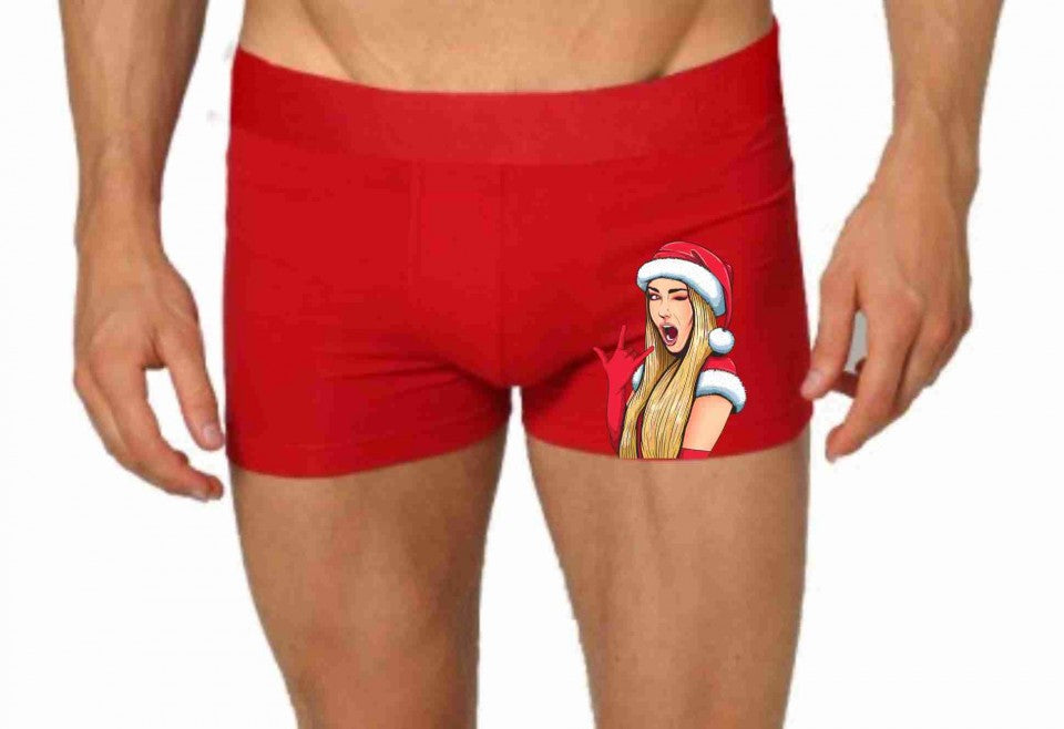 BOXER UOMO ROSSO NATALIZIO