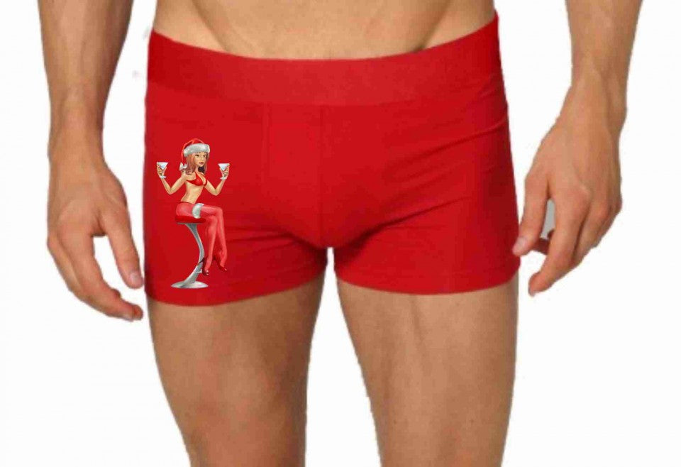 BOXER UOMO ROSSO NATALIZIO
