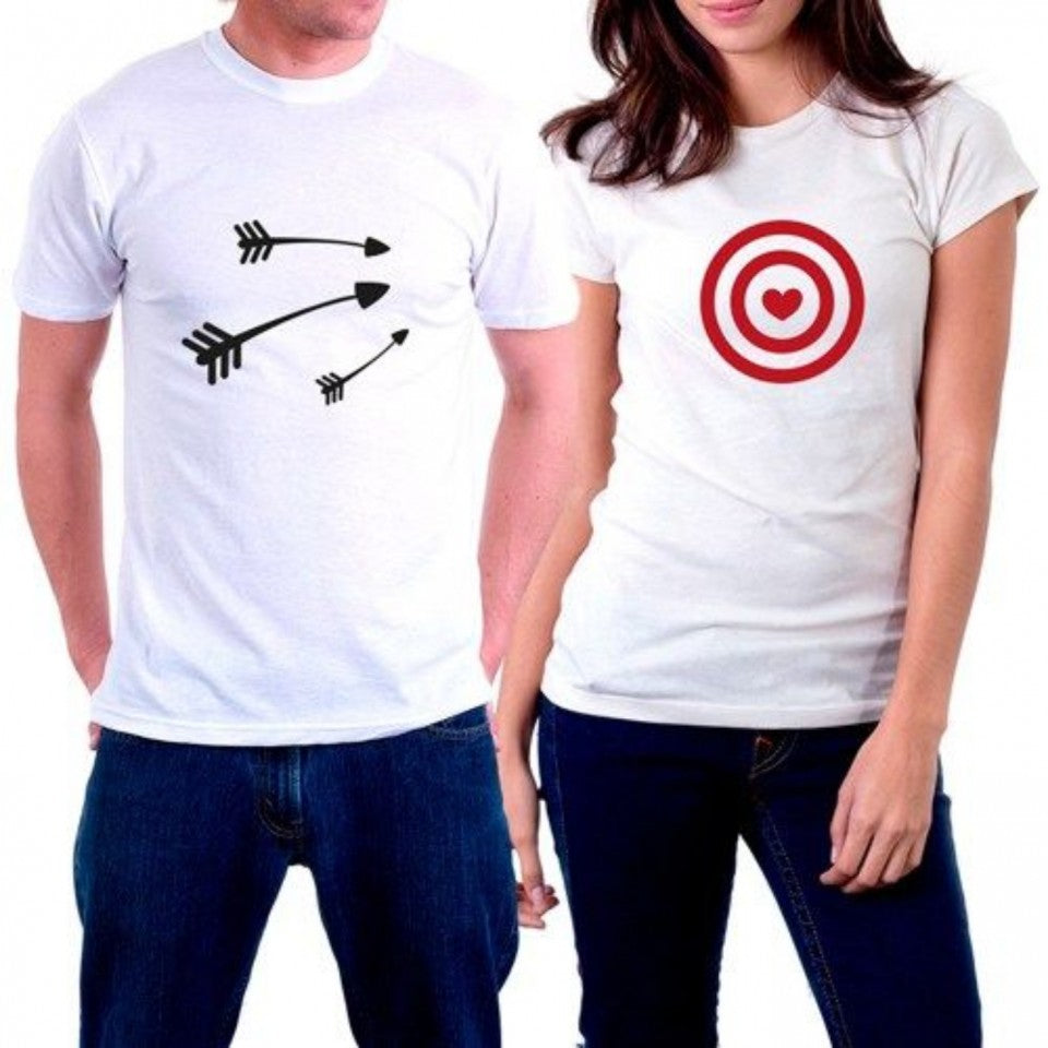 DUE MAGLIETTE IN 100% COTONE UOMO/DONNA : YOU AND ME