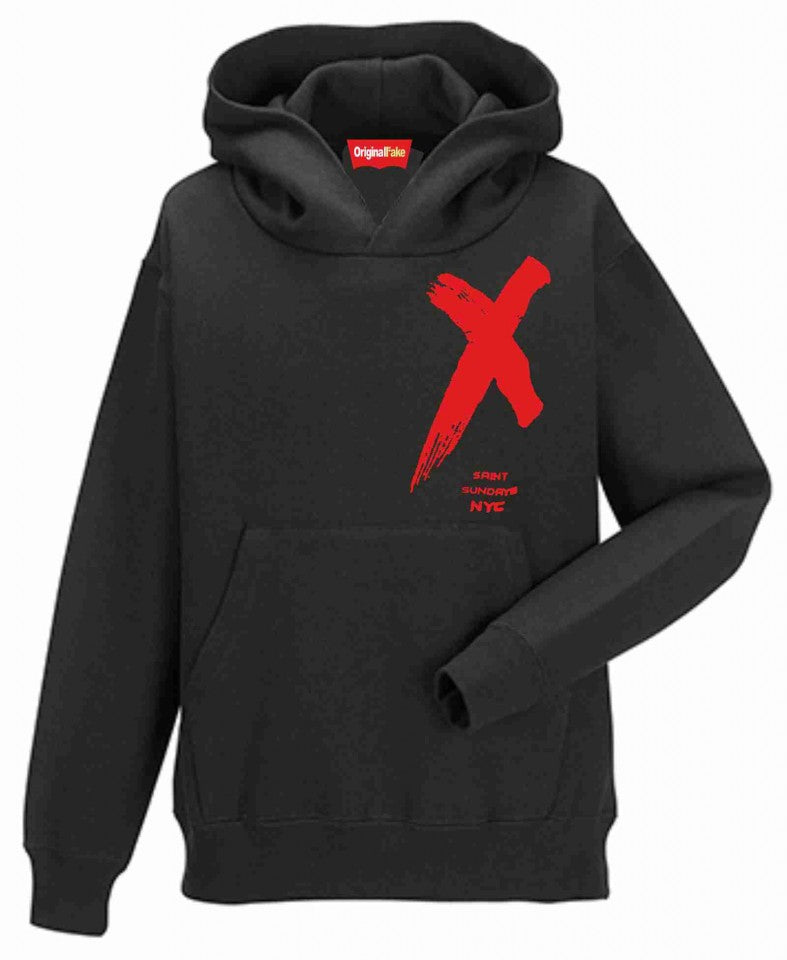 Felpa CON MARSUPIO E CAPPUCCIO DA ADULTO E DA BIMBO STAMPA STREET WEAR