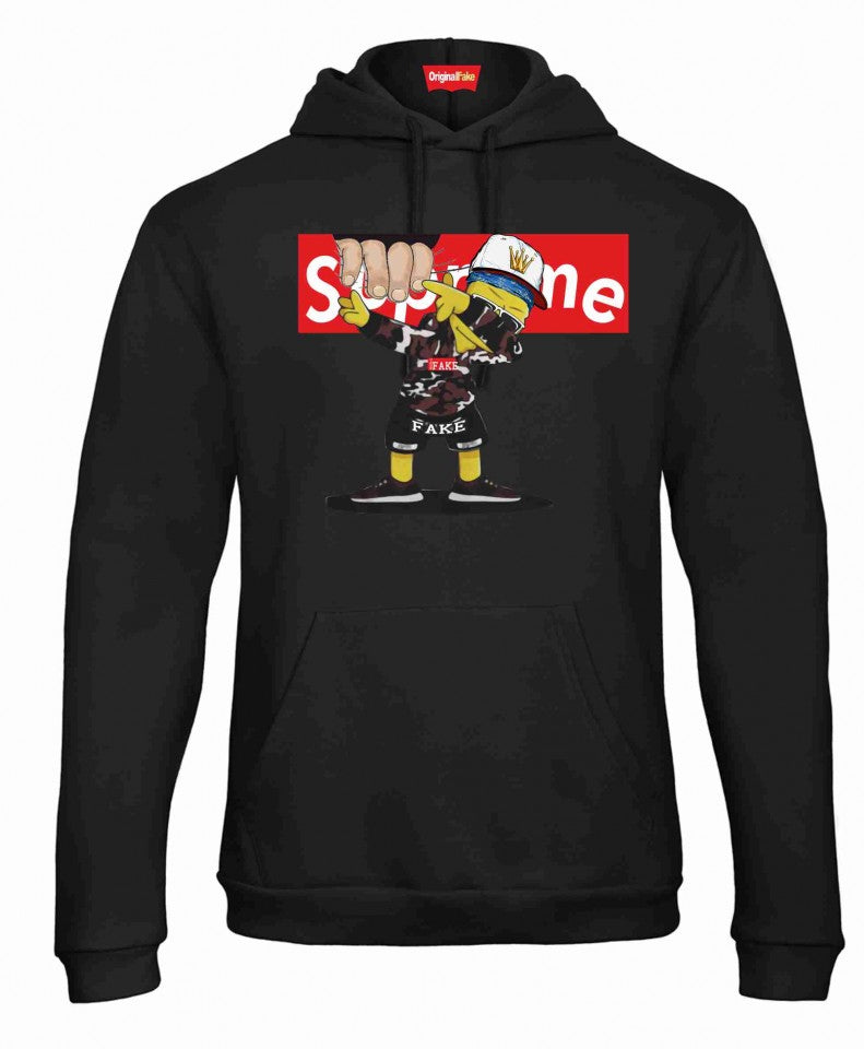 Felpa CON MARSUPIO E CAPPUCCIO da uomo e da donna ORIGINAL FAKE