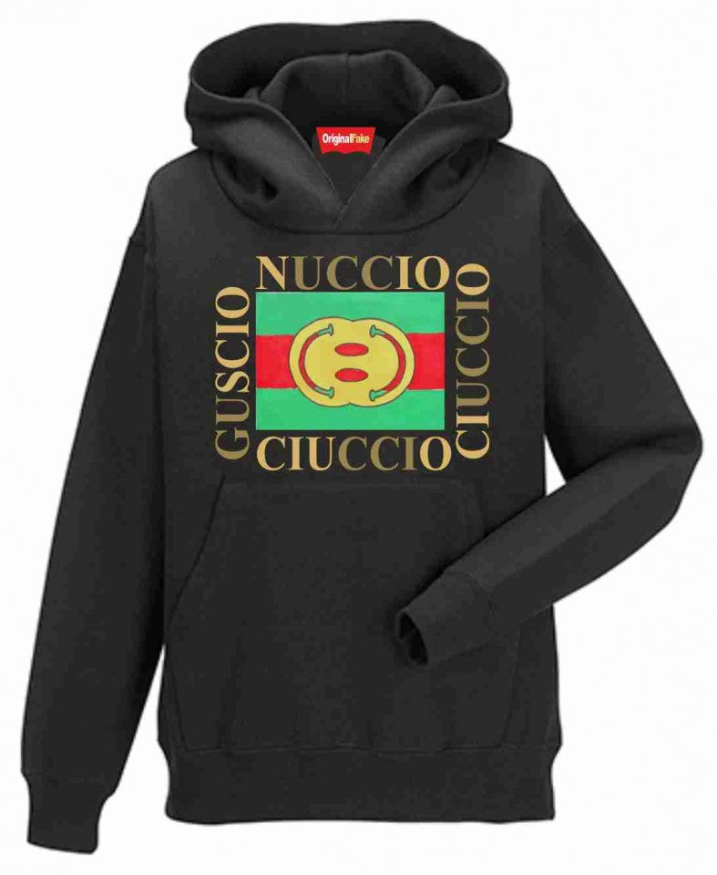 Felpa CON MARSUPIO E CAPPUCCIO da uomo e da donna ORIGINAL FAKE