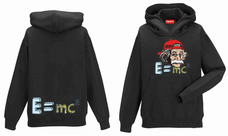 Felpa CON MARSUPIO E CAPPUCCIO da uomo ORIGINAL FAKE CON STAMPA SU RETRO