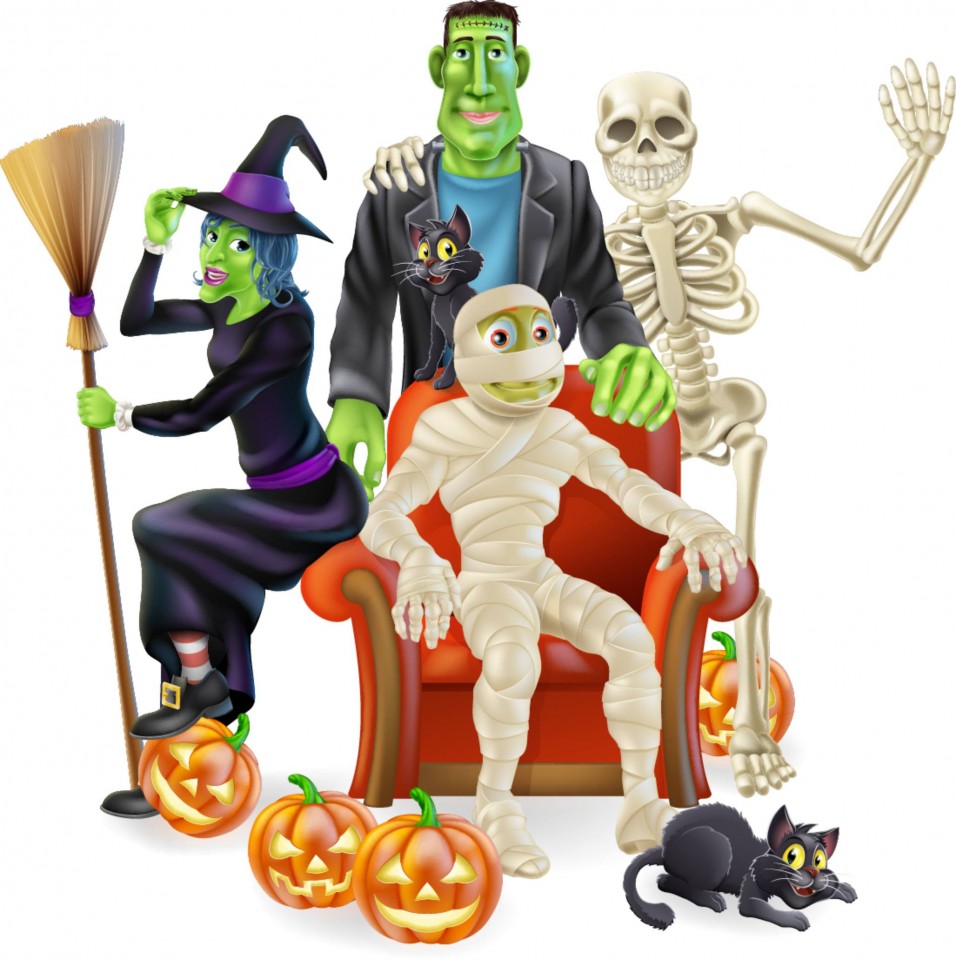 Felpa DA UOMO E DA DONNA girocollo Fashion HALOWEEN - HORROR