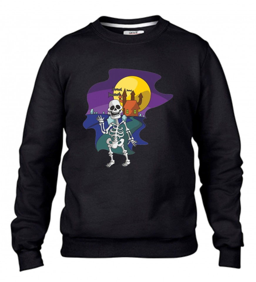 Felpa DA UOMO E DA DONNA girocollo Fashion HALOWEEN - HORROR