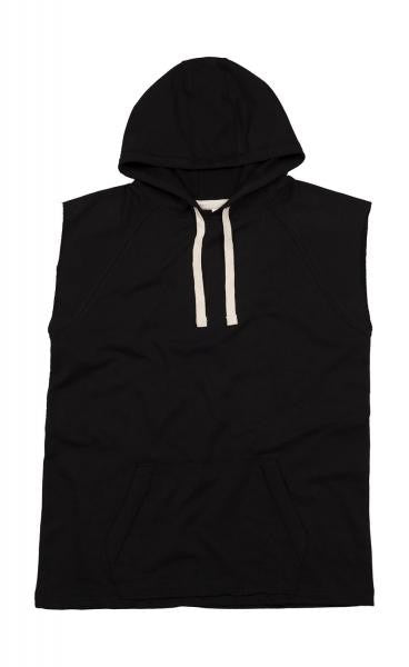 Felpa donna Oversized senza manica e con cappuccio