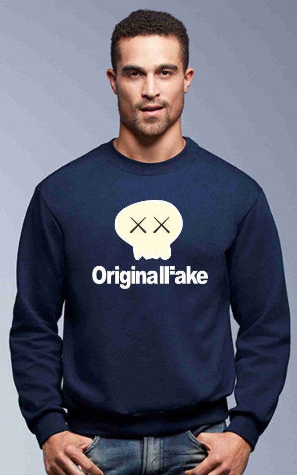 Felpa girocollo Fashion da uomo ORIGINAL FAKE