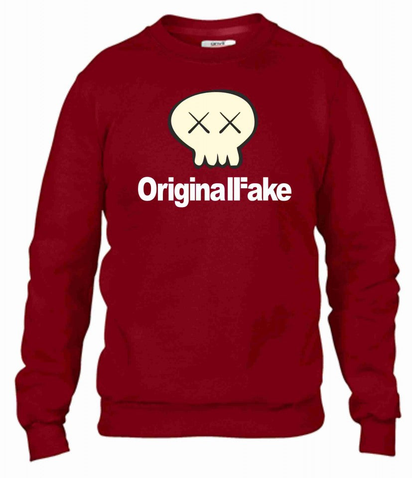 Felpa girocollo Fashion da uomo ORIGINAL FAKE