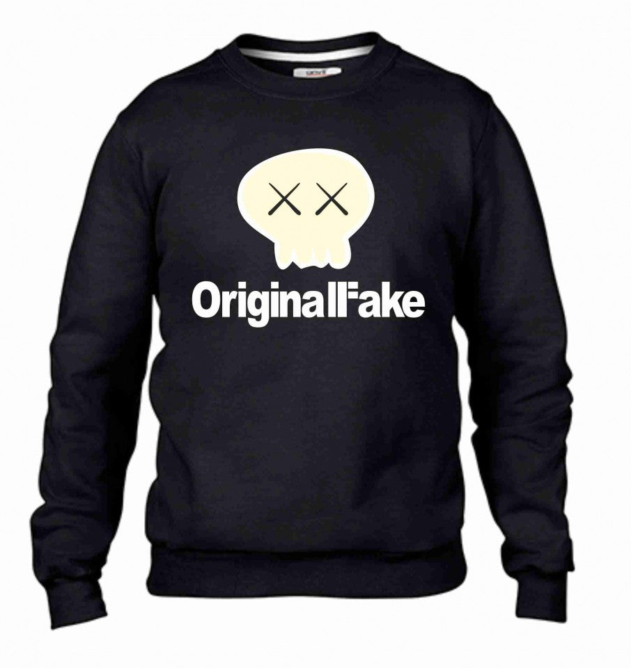 Felpa girocollo Fashion da uomo ORIGINAL FAKE