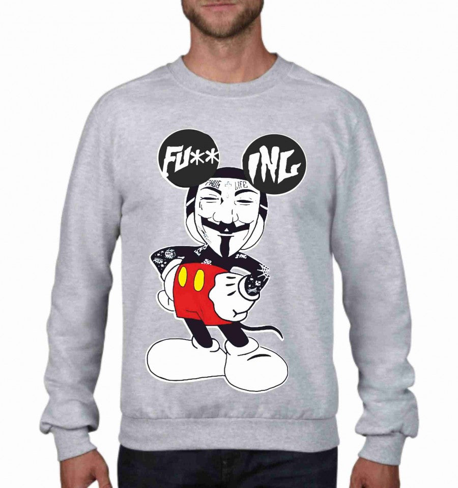 Felpa girocollo Fashion FUCKING