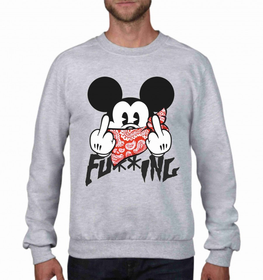 Felpa girocollo Fashion FUCKING