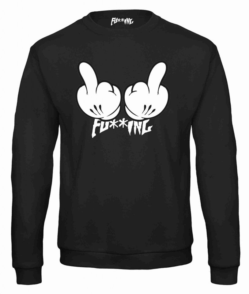 Felpa girocollo Fashion FUCKING
