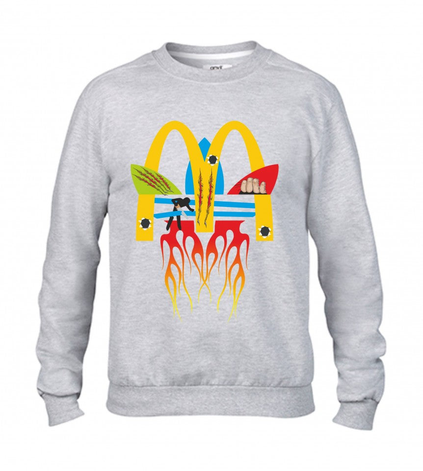 Felpa girocollo Fashion ORIGINALFAKE