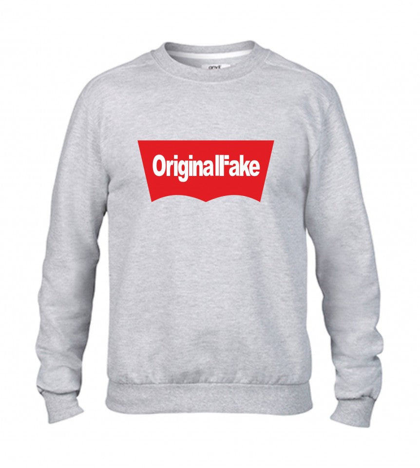 Felpa girocollo Fashion ORIGINALFAKE