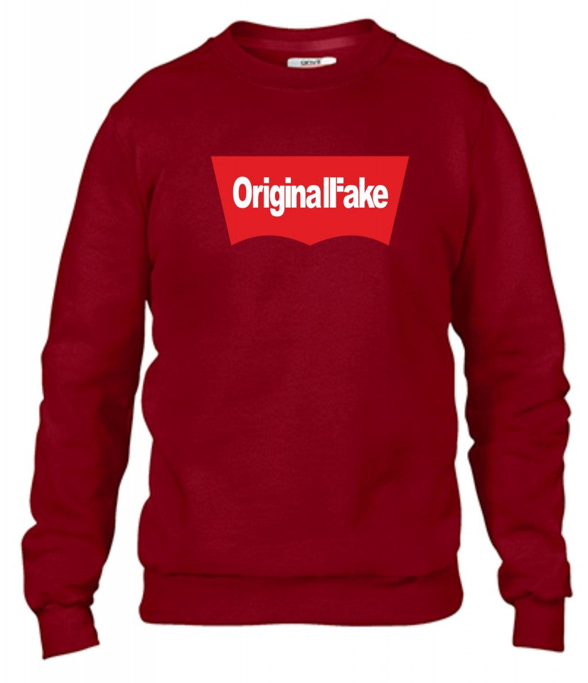 Felpa girocollo Fashion ORIGINALFAKE