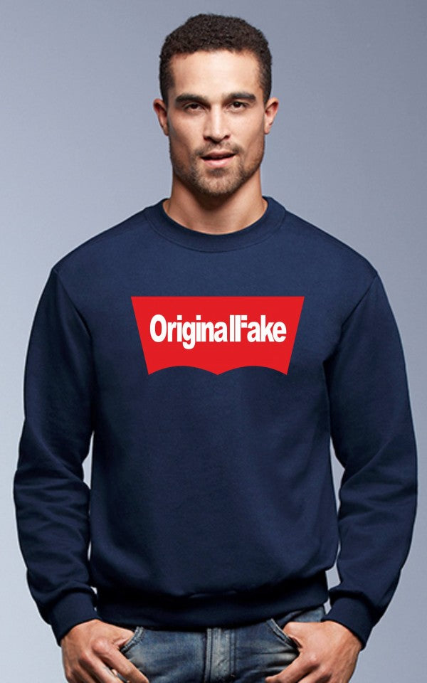 Felpa girocollo Fashion ORIGINALFAKE