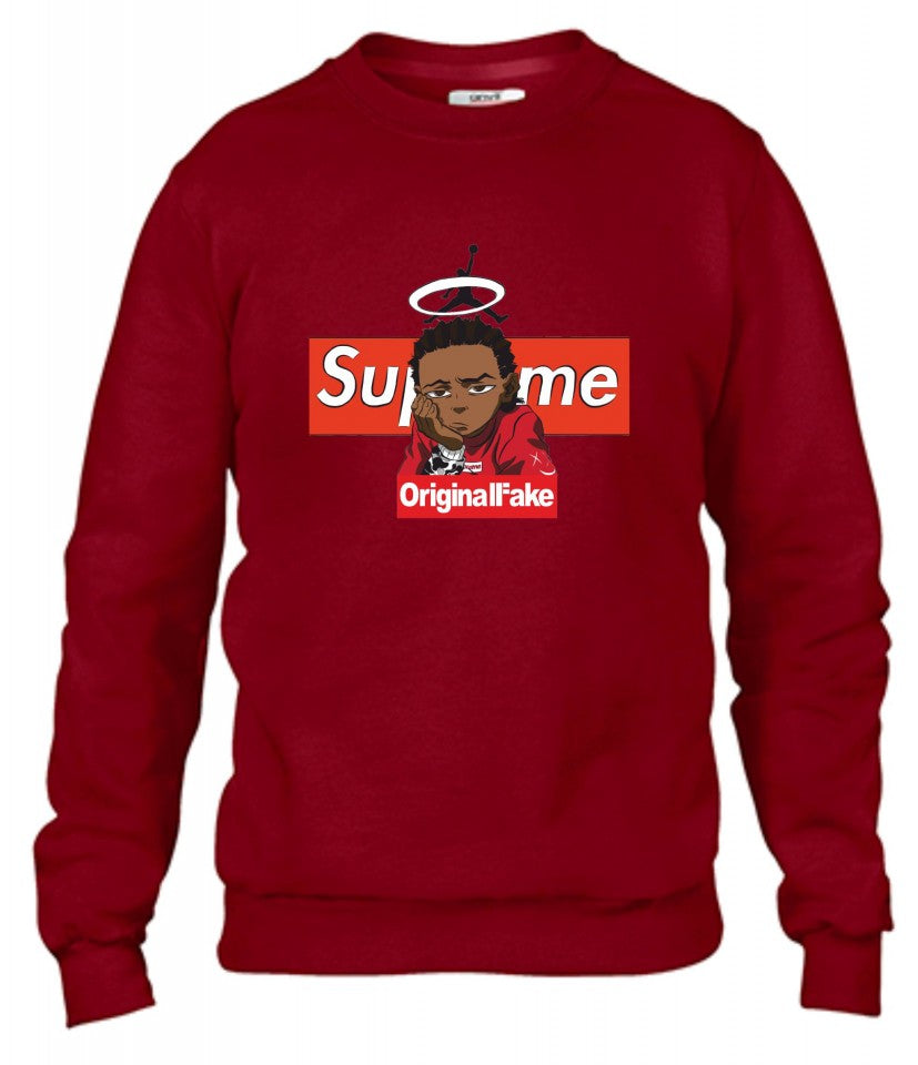 Felpa girocollo Fashion ORIGINALFAKE