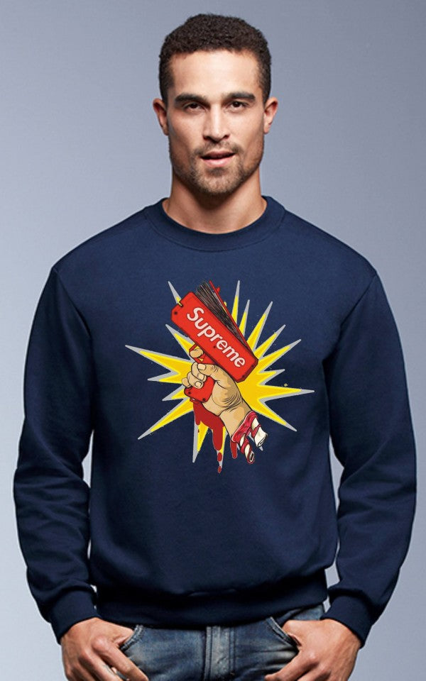 Felpa girocollo Fashion ORIGINALFAKE