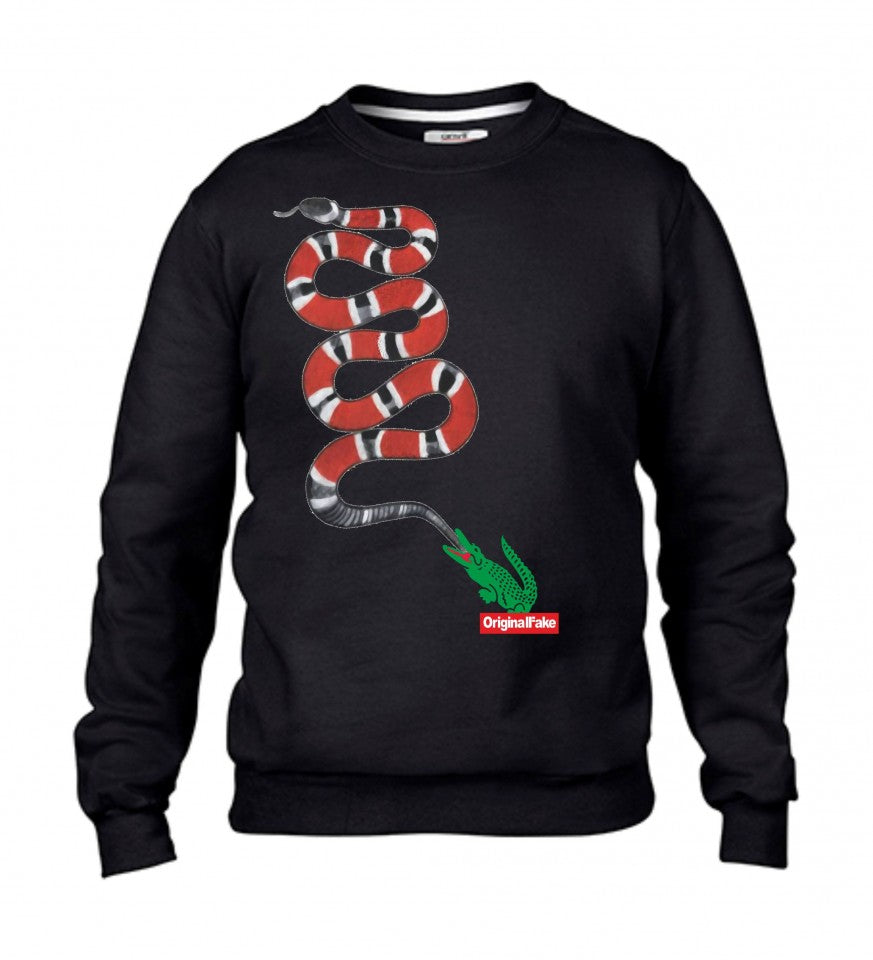 Felpa girocollo Fashion ORIGINALFAKE