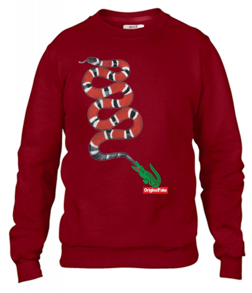Felpa girocollo Fashion ORIGINALFAKE