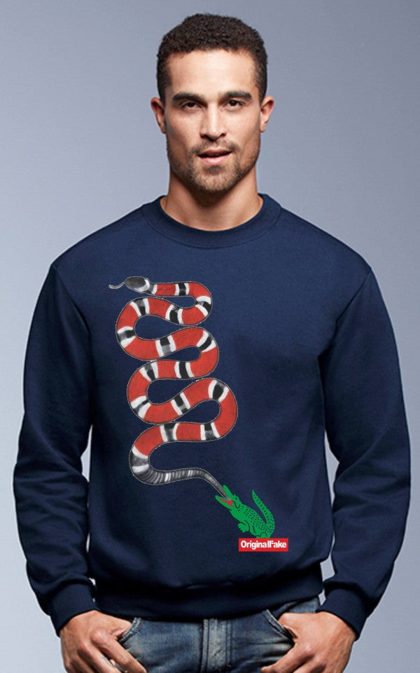 Felpa girocollo Fashion ORIGINALFAKE