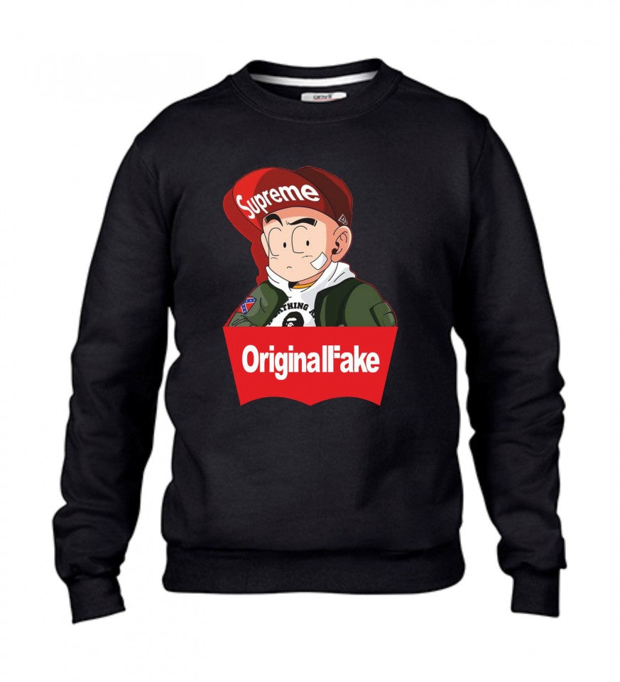 Felpa girocollo Fashion ORIGINALFAKE