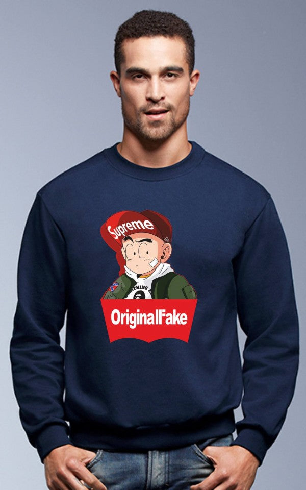 Felpa girocollo Fashion ORIGINALFAKE