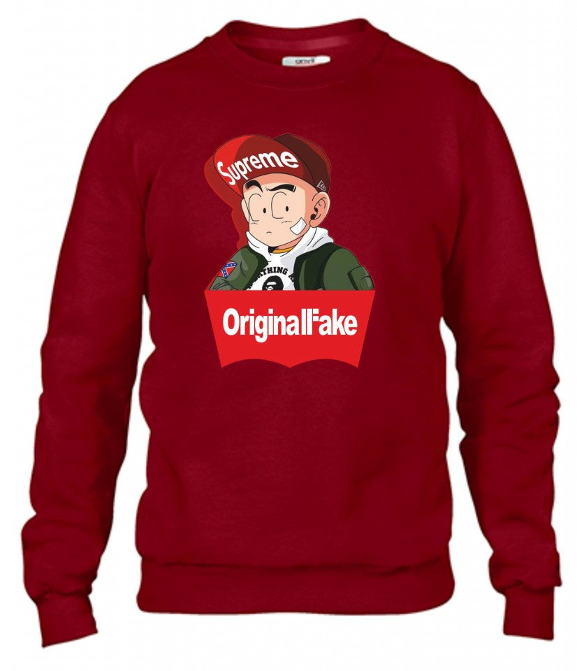 Felpa girocollo Fashion ORIGINALFAKE