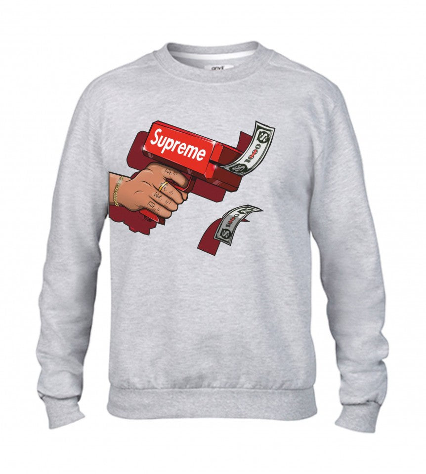 Felpa girocollo Fashion ORIGINALFAKE