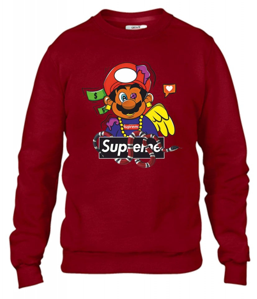 Felpa girocollo Fashion ORIGINALFAKE