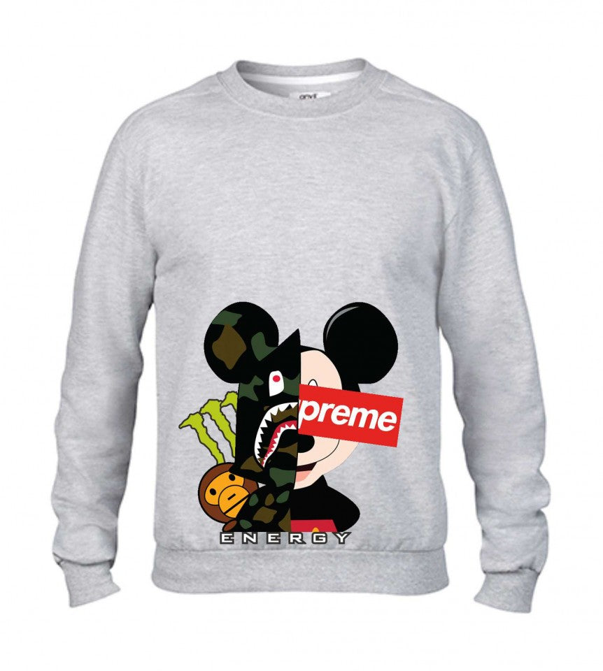 Felpa girocollo Fashion ORIGINALFAKE